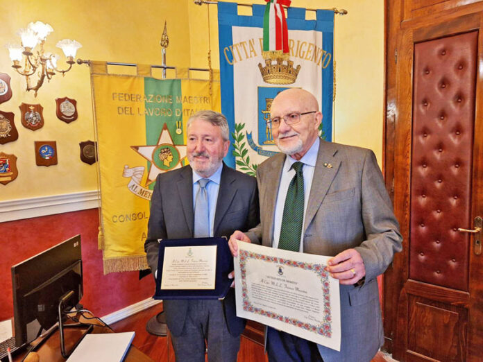 Il Comune di Agrigento rende omaggio al Cav. Franco Messina