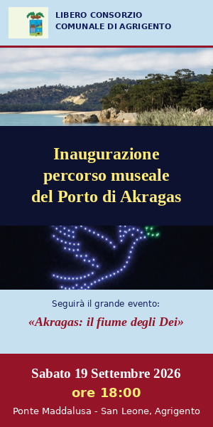 Inaugurazione Spazio Museale - Agrigento , antico porto di Akragas  Maddalusa